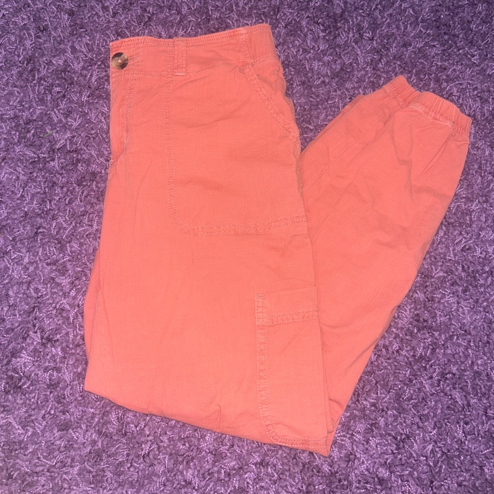 Coral Cargo Pants